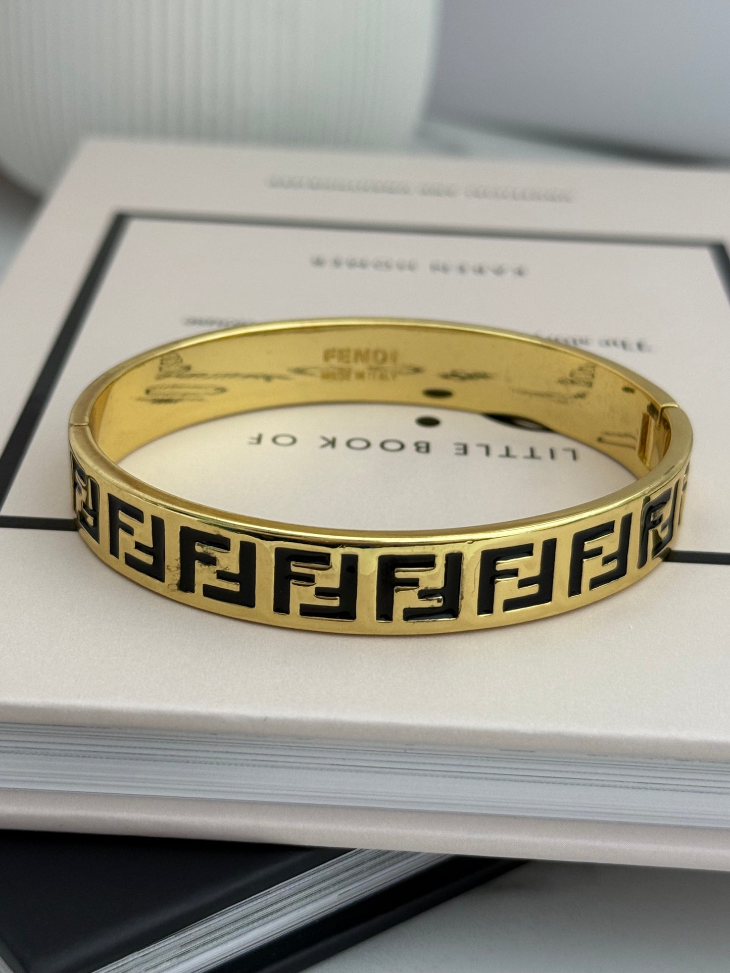 F Gold Bracelet