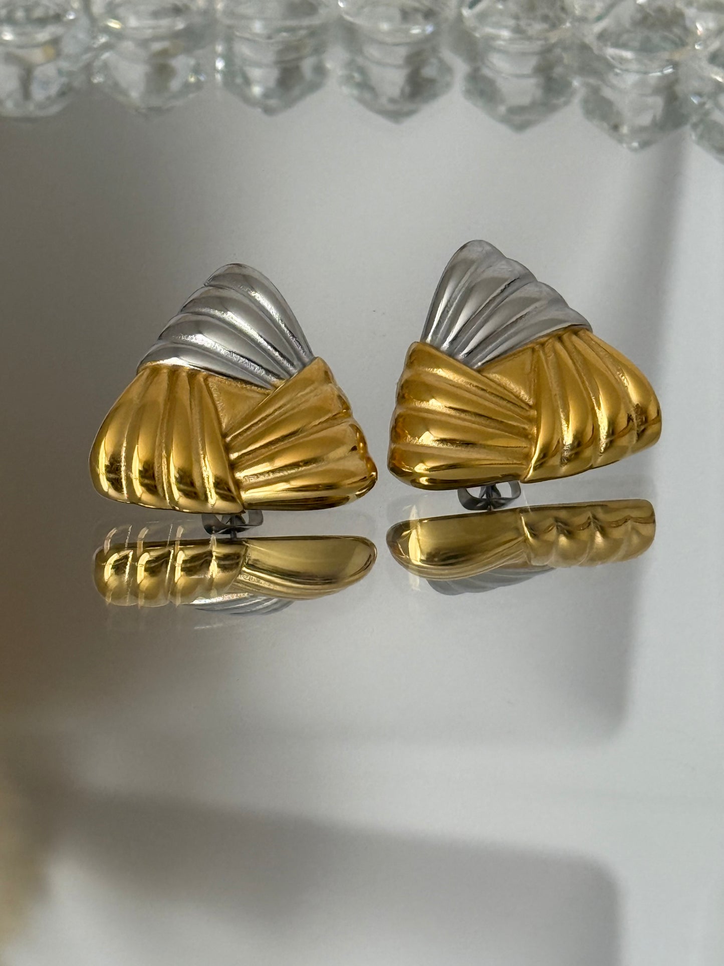 Triangle Chunky Earrings