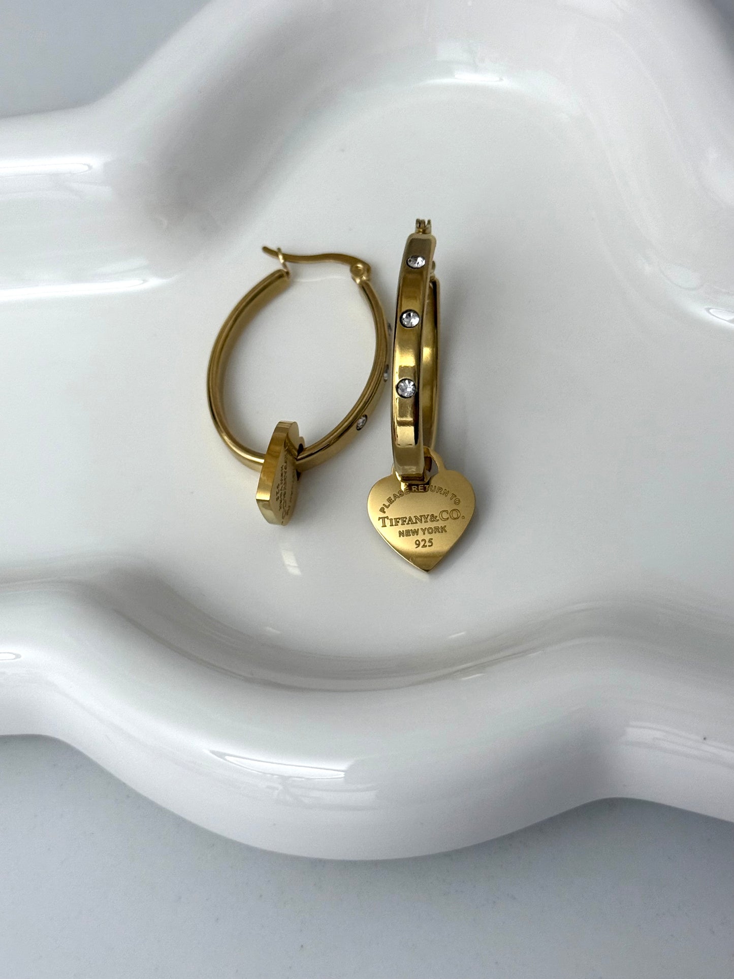 Oval Hoop Earrings