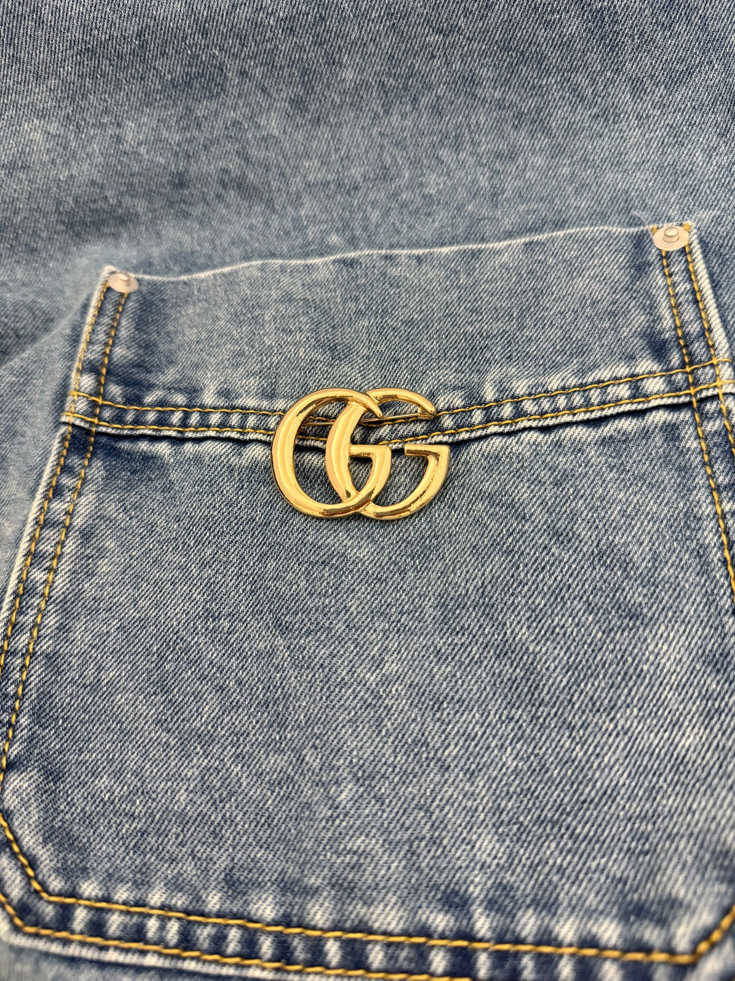 Double G Brooch