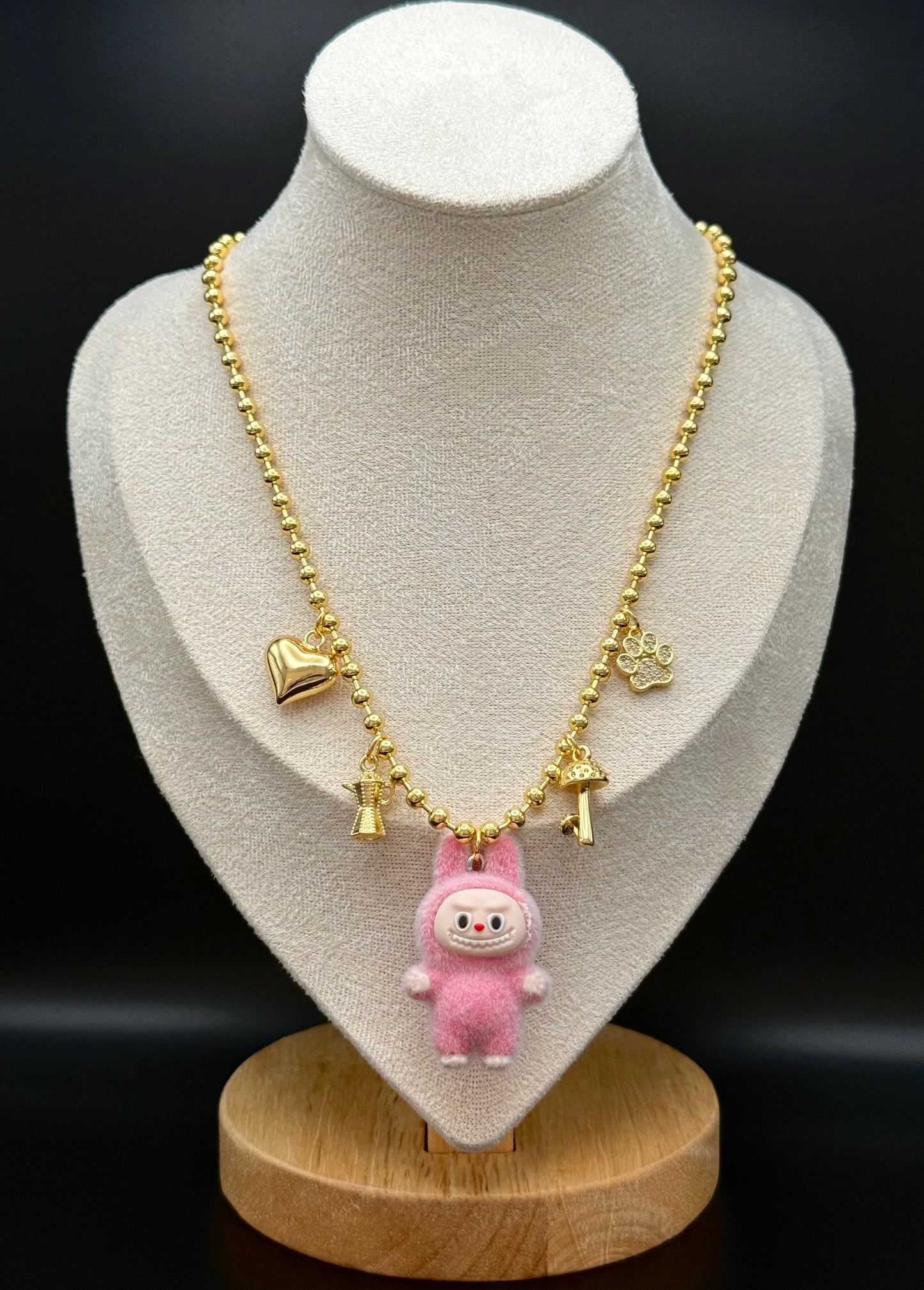 Labubu Pink Necklace