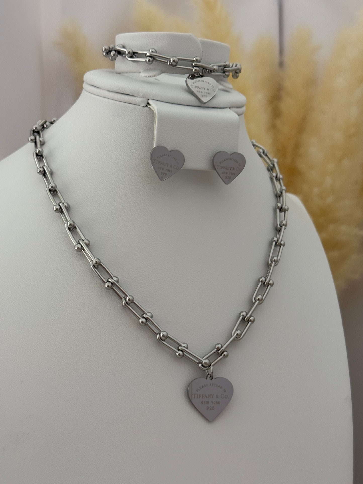 Silver Heart Set
