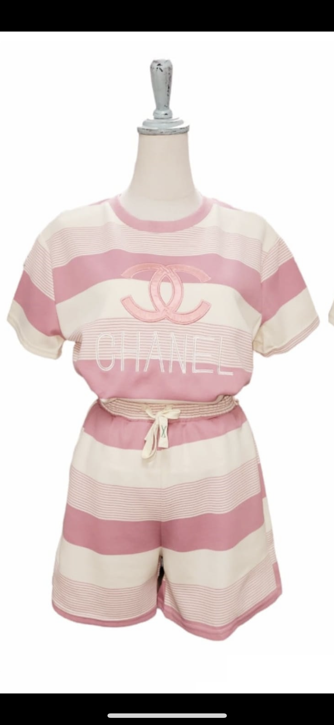 Pink Logo Short Set