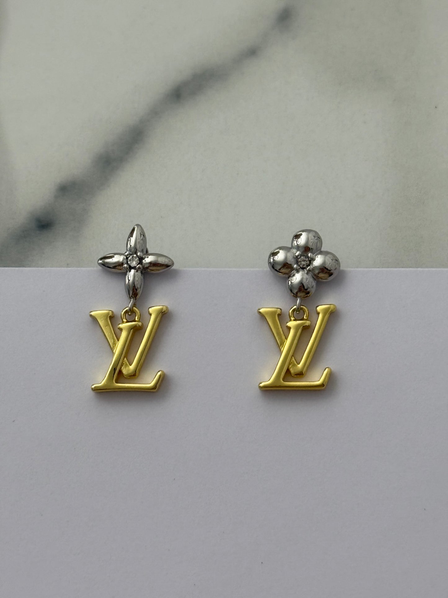 Blossom Two Tone Earrings