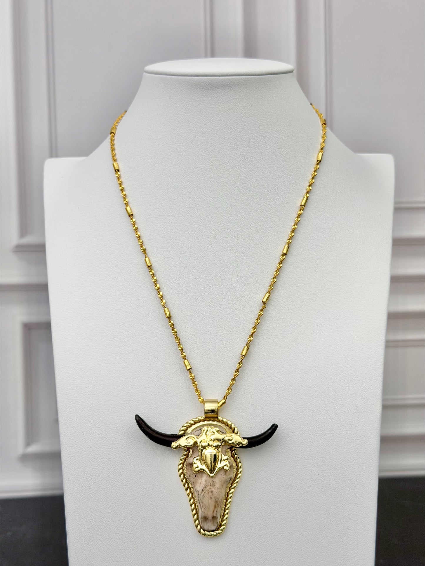 Bull Head Necklace