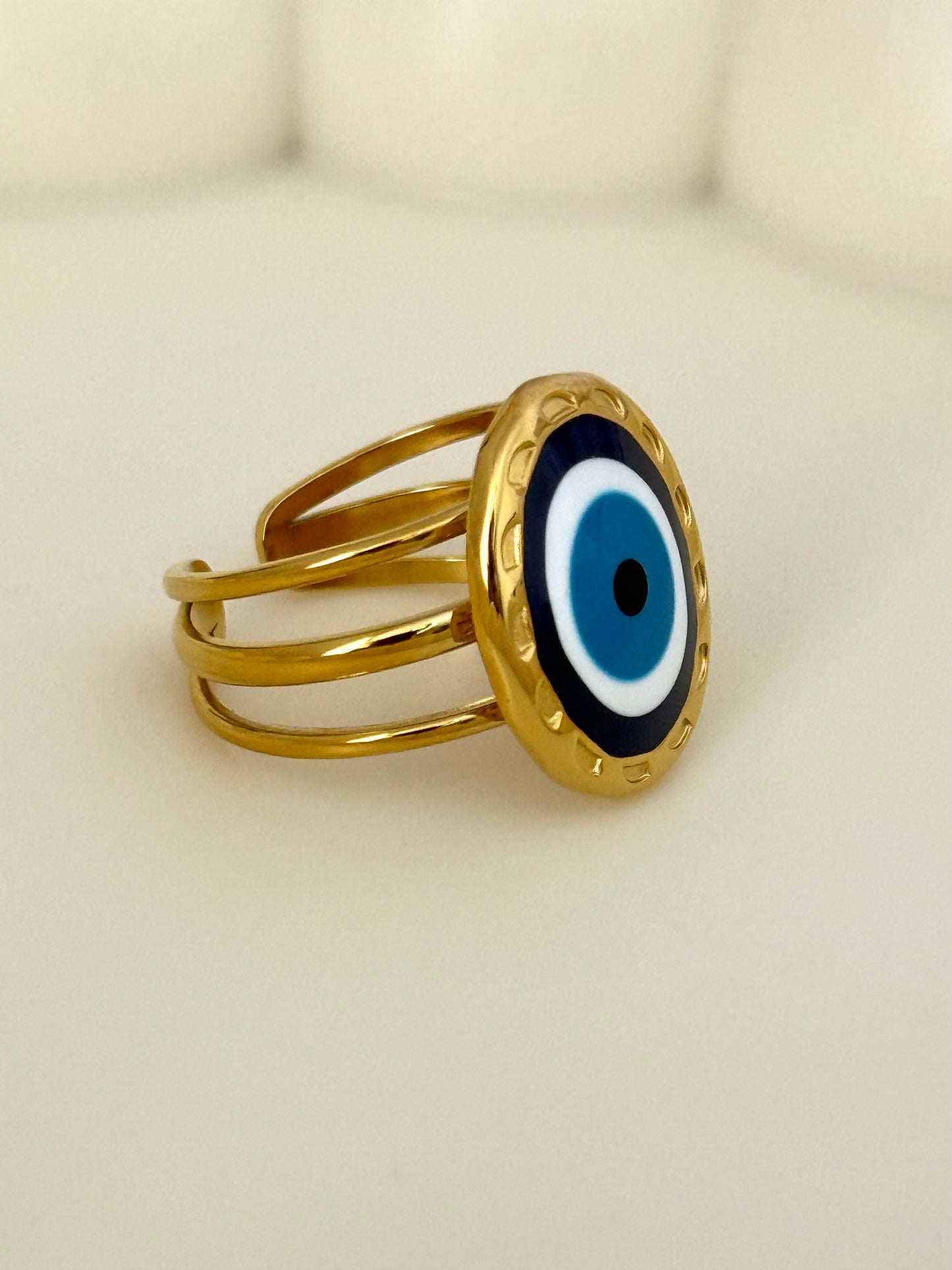 Evil Eye Open Ring