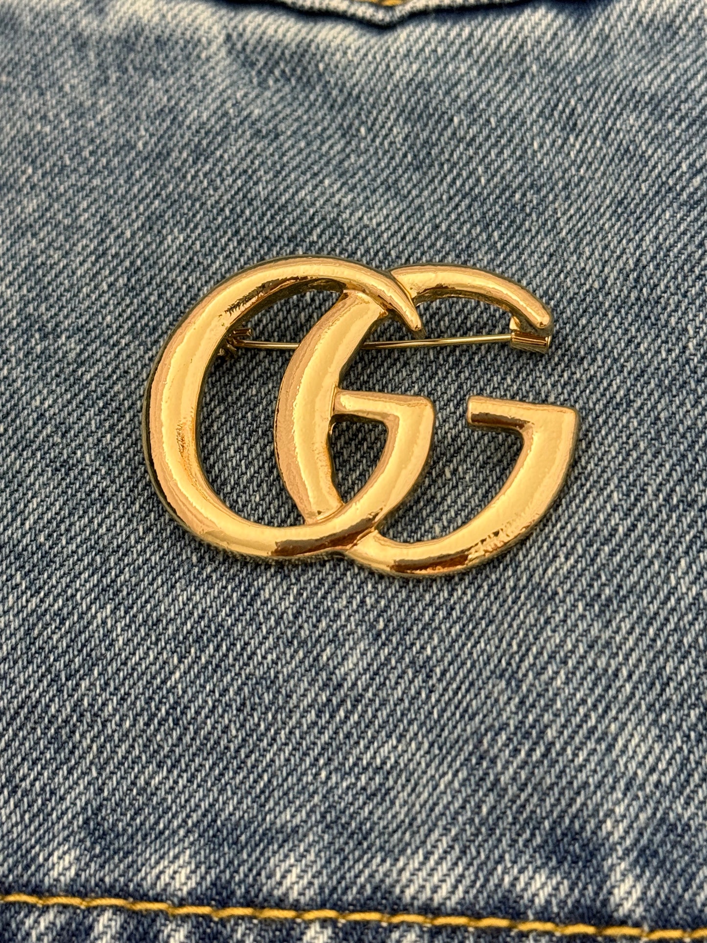 Double G Brooch