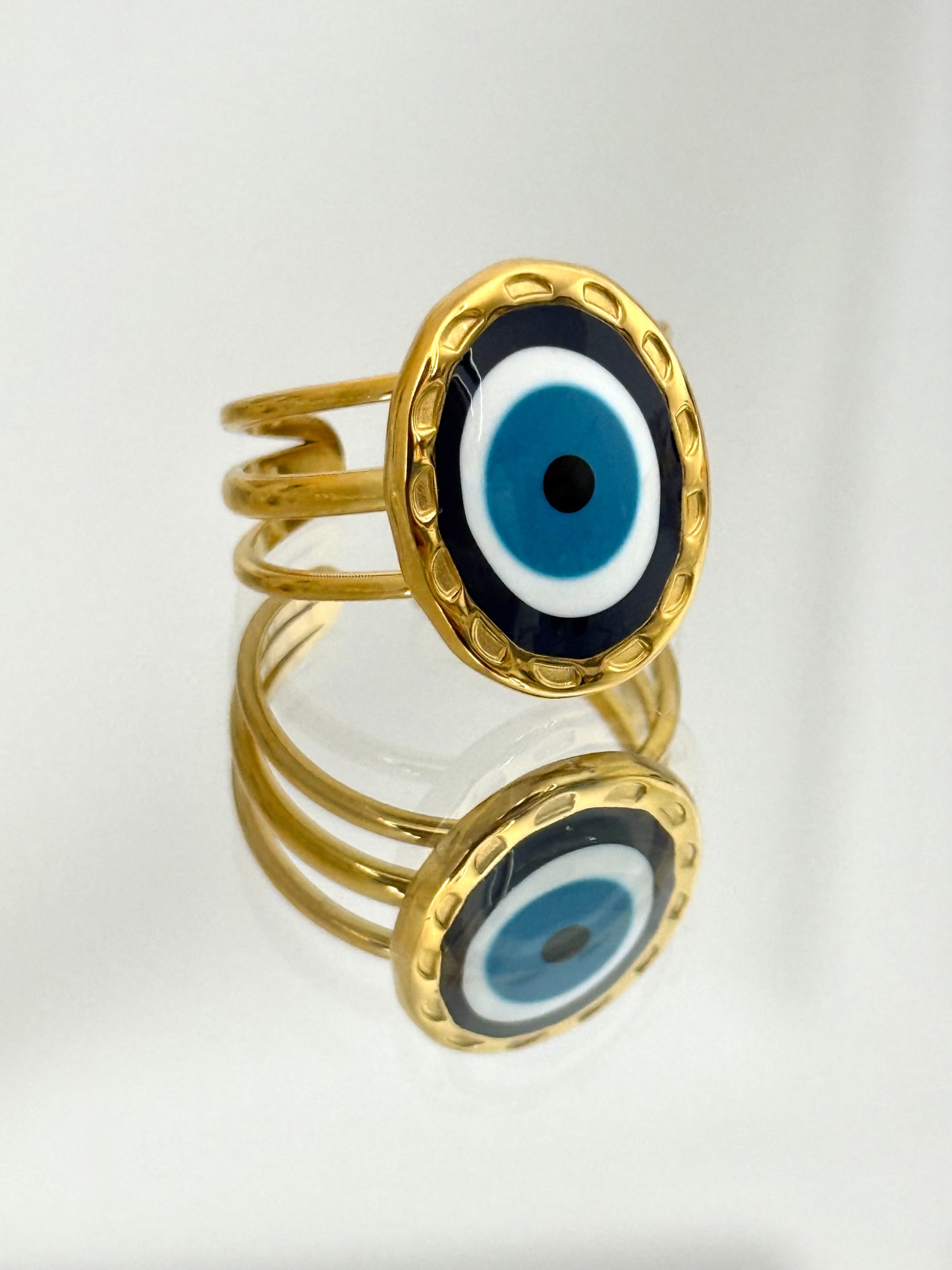 Evil Eye Open Ring