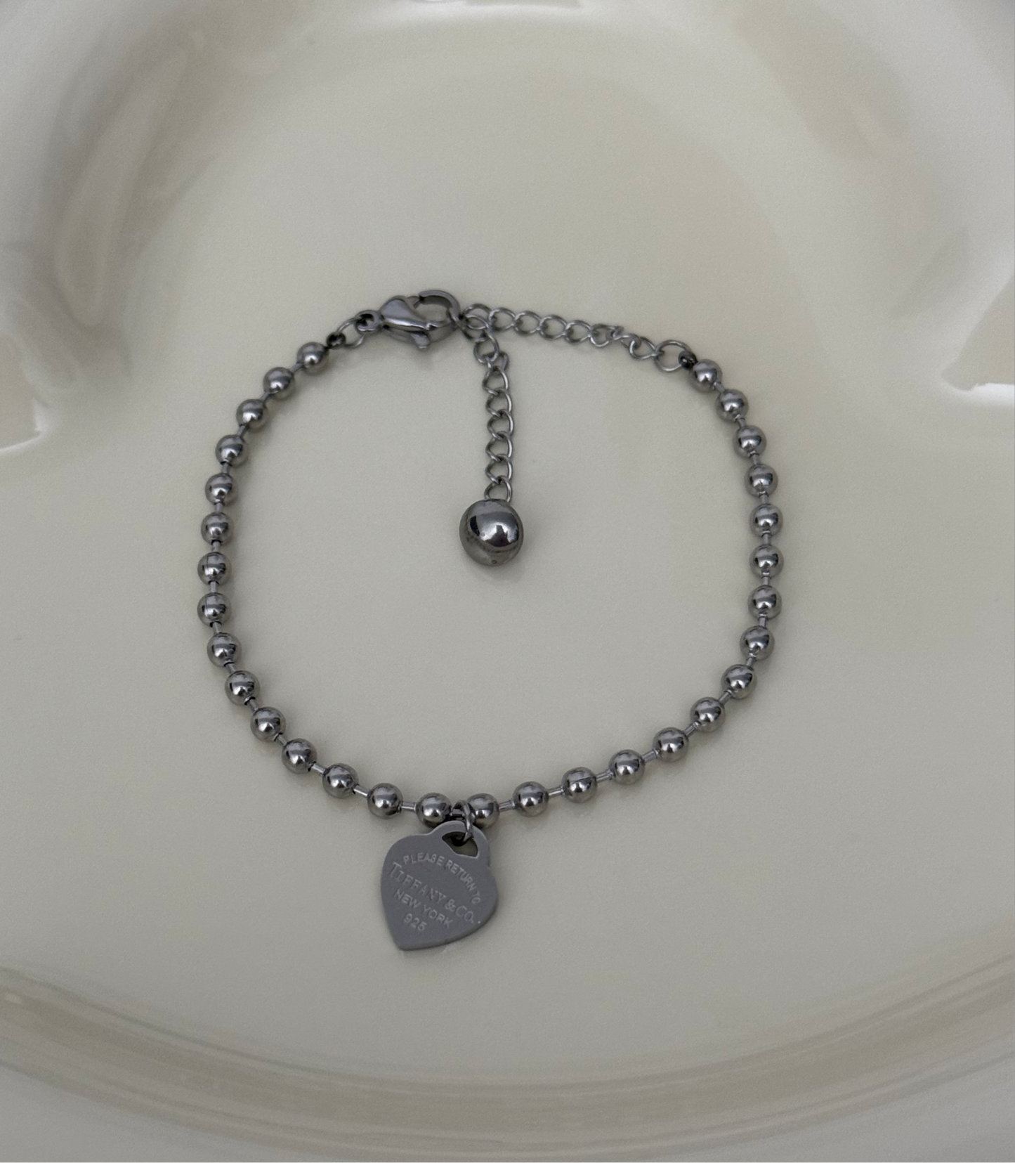 Silver Heart Bracelet