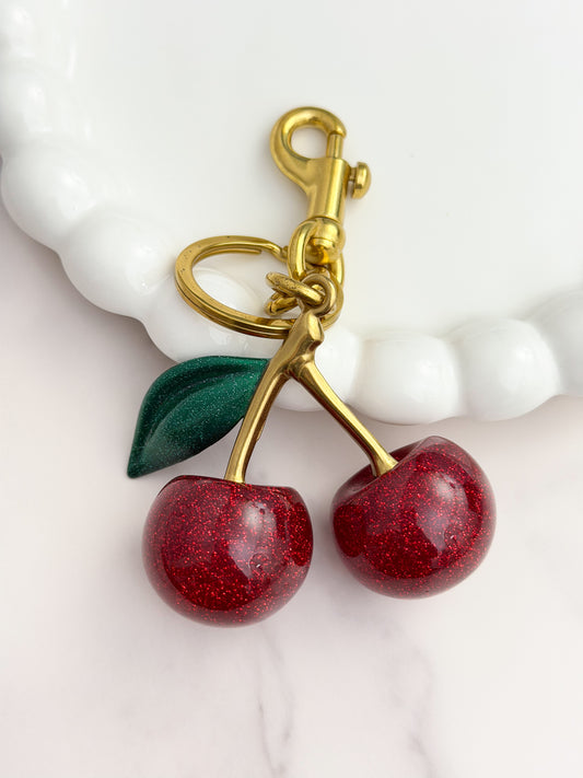 Cherry Bag Charm
