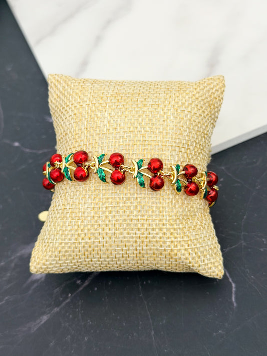 Multi Cherries Bracelet