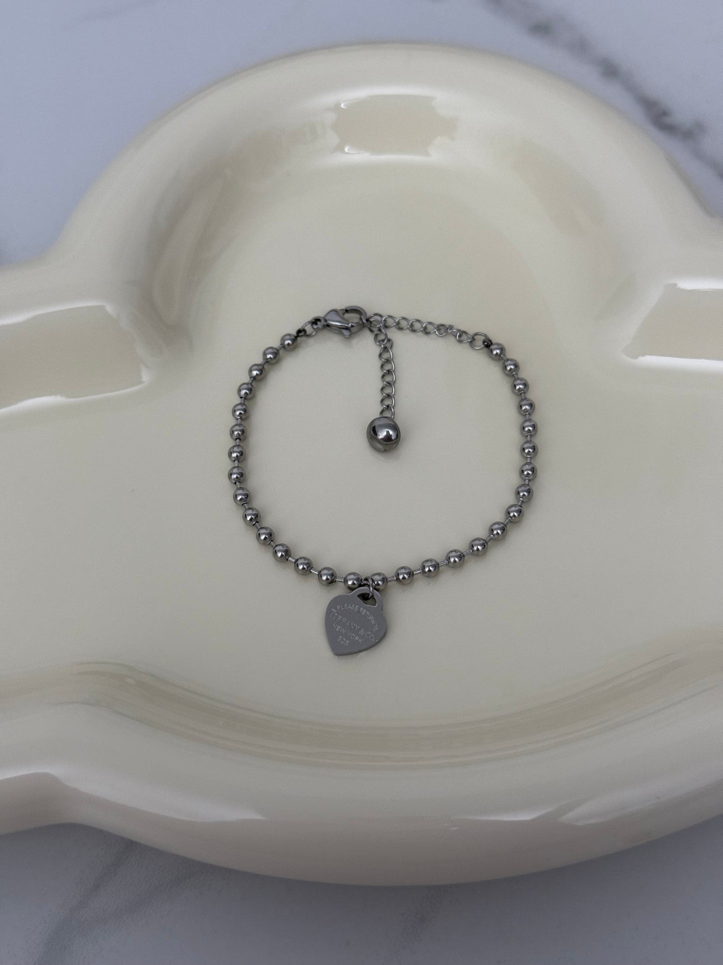 Silver Heart Bracelet
