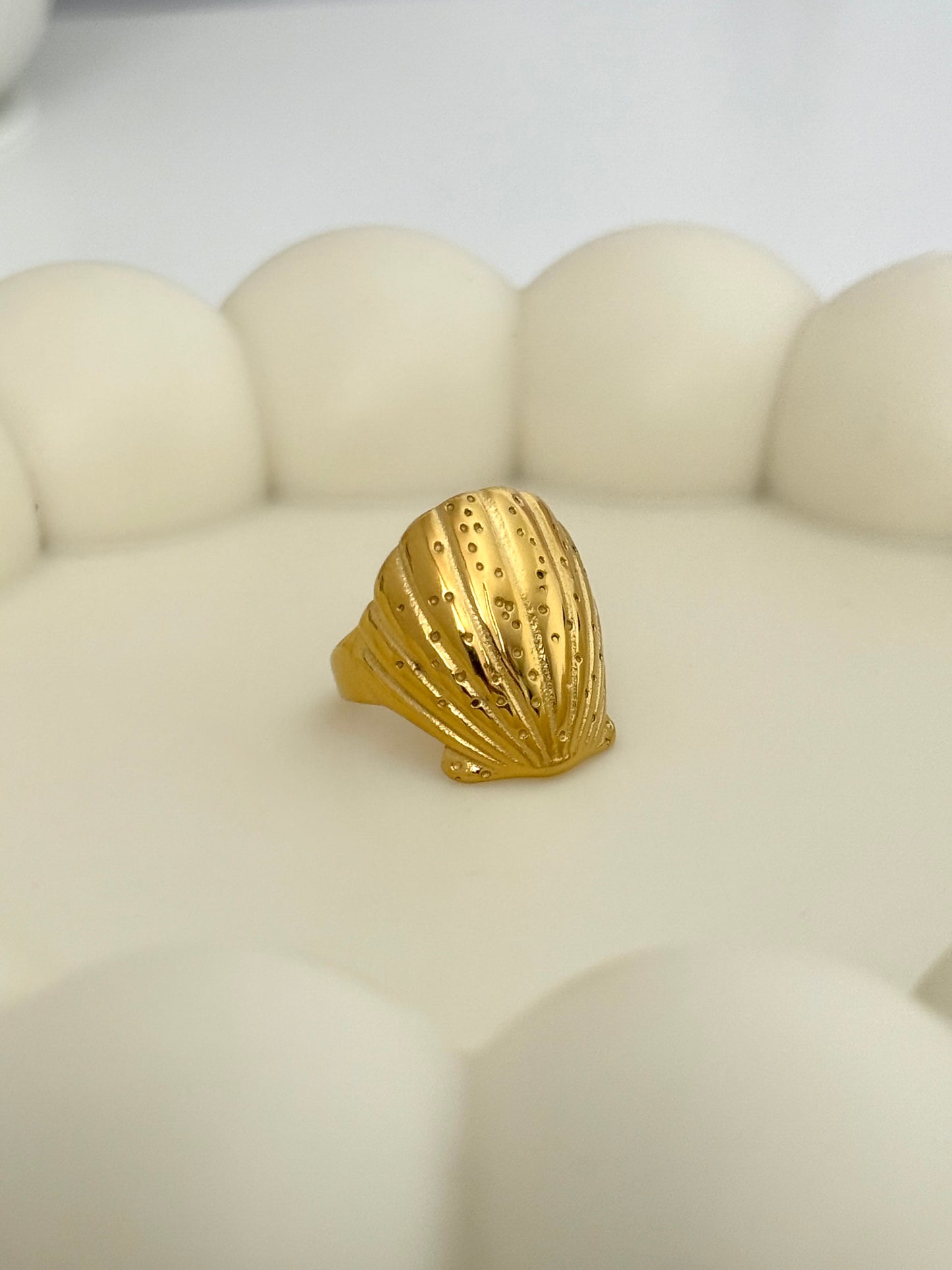 Maldivas Shell Open Ring