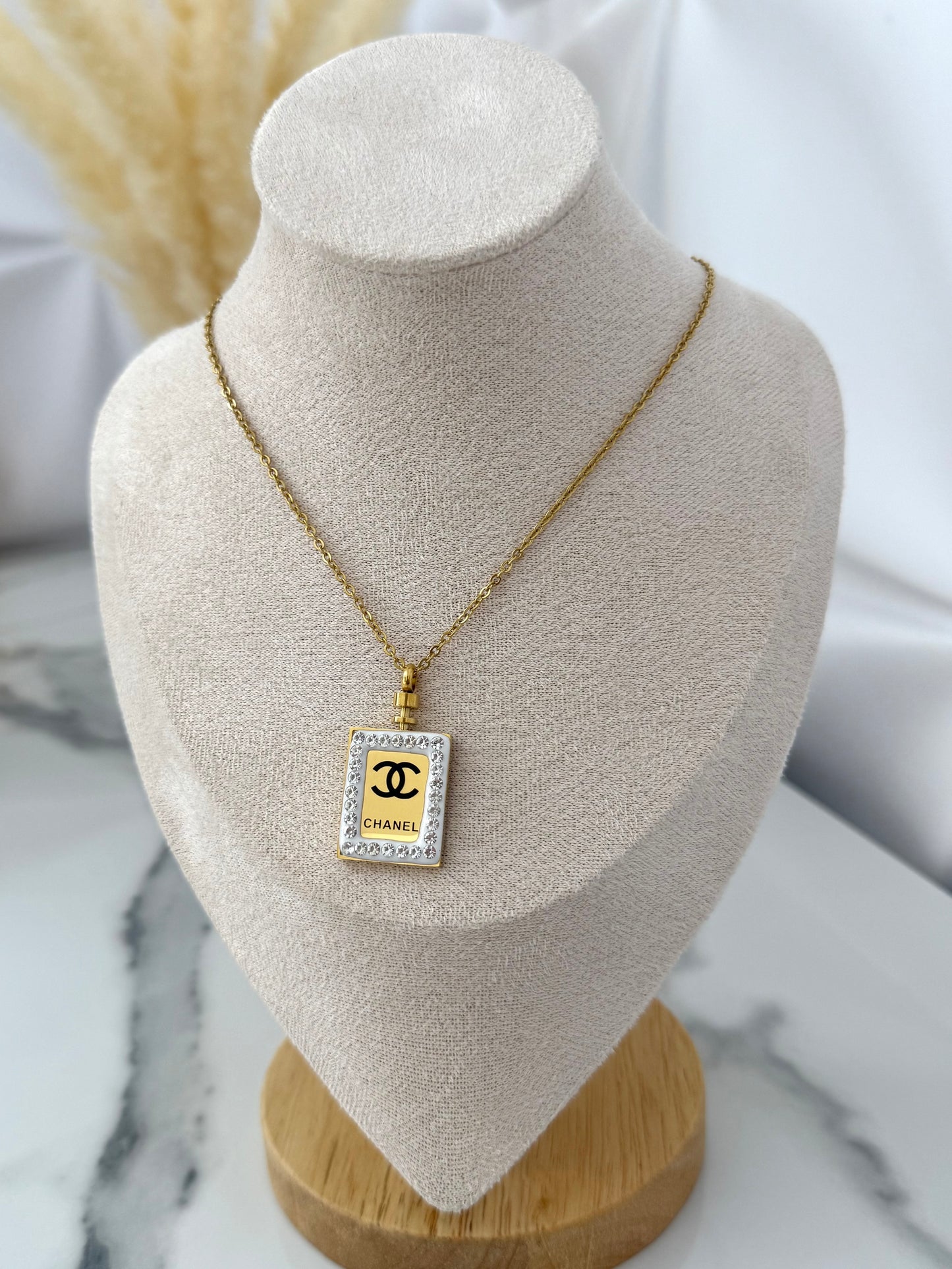Perfume Bottle Necklace