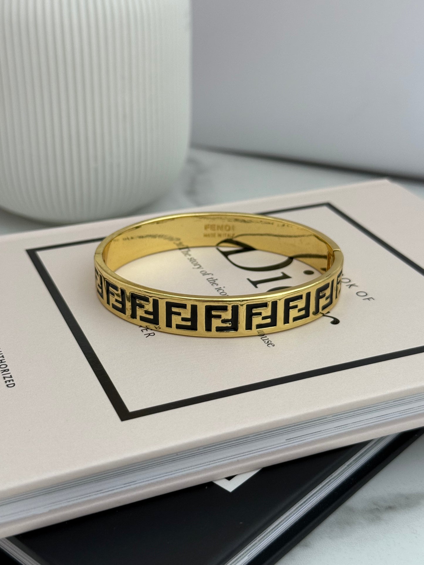 F Gold Bracelet