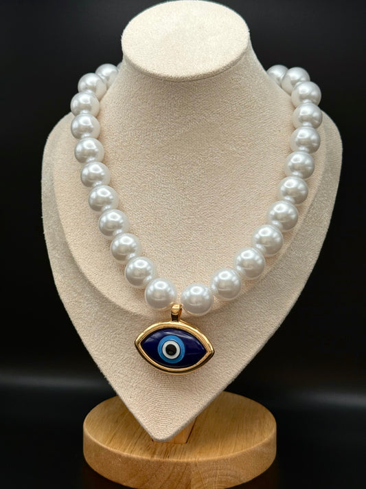 Blue Evil Eye Necklace