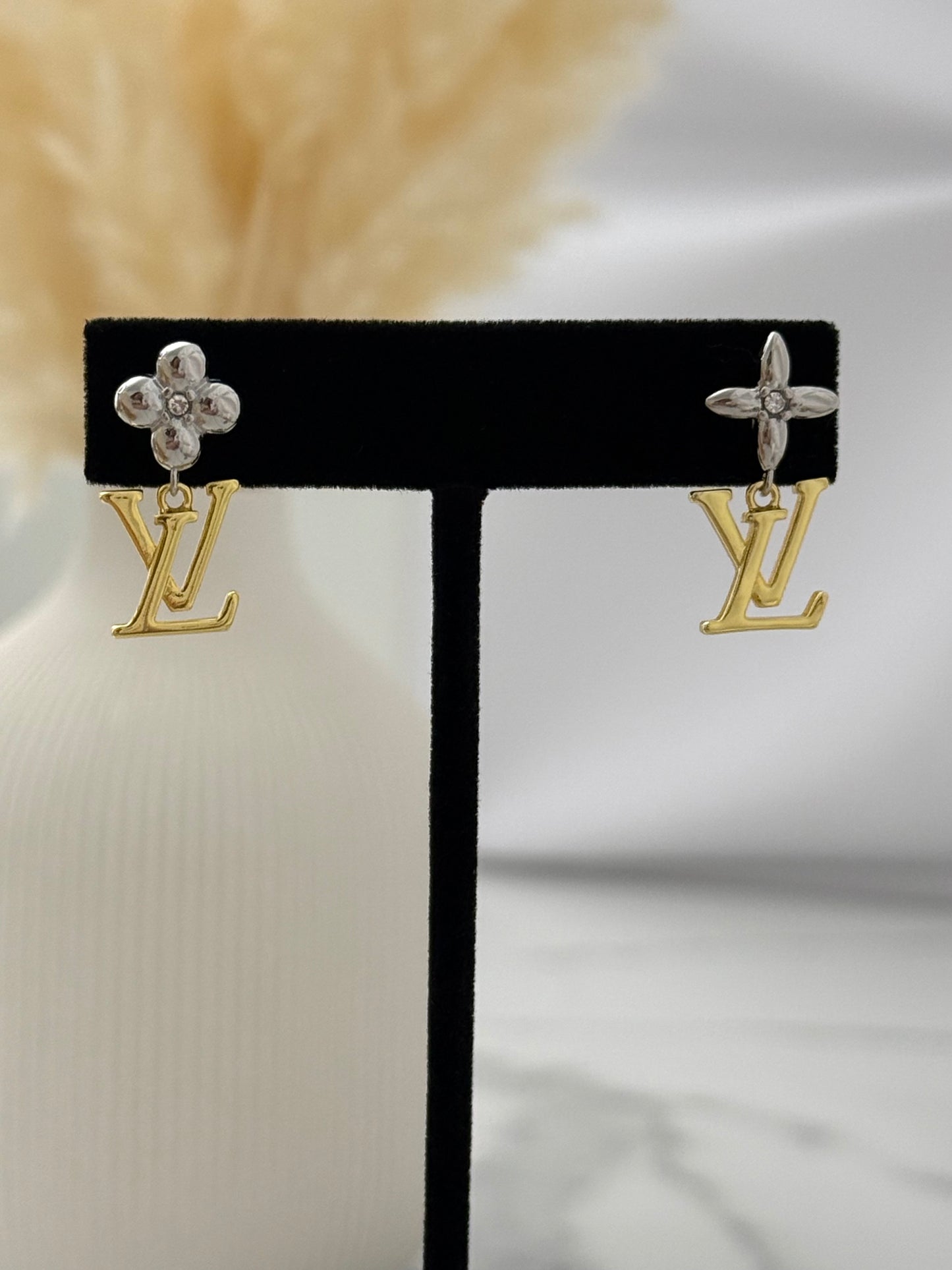 Blossom Two Tone Earrings