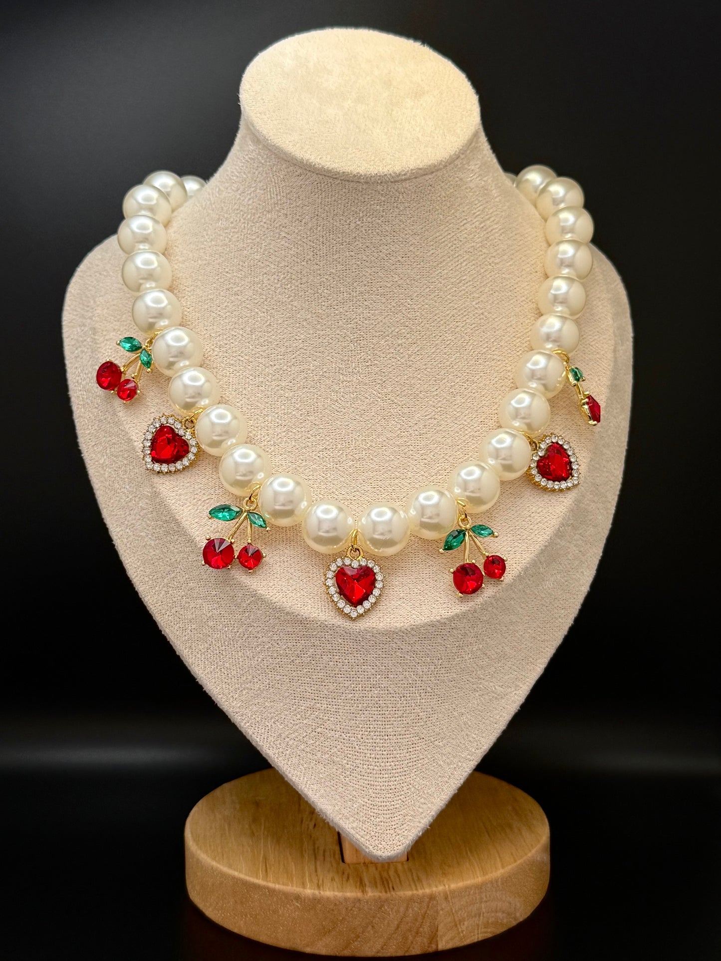 Crystal Cherry Necklace