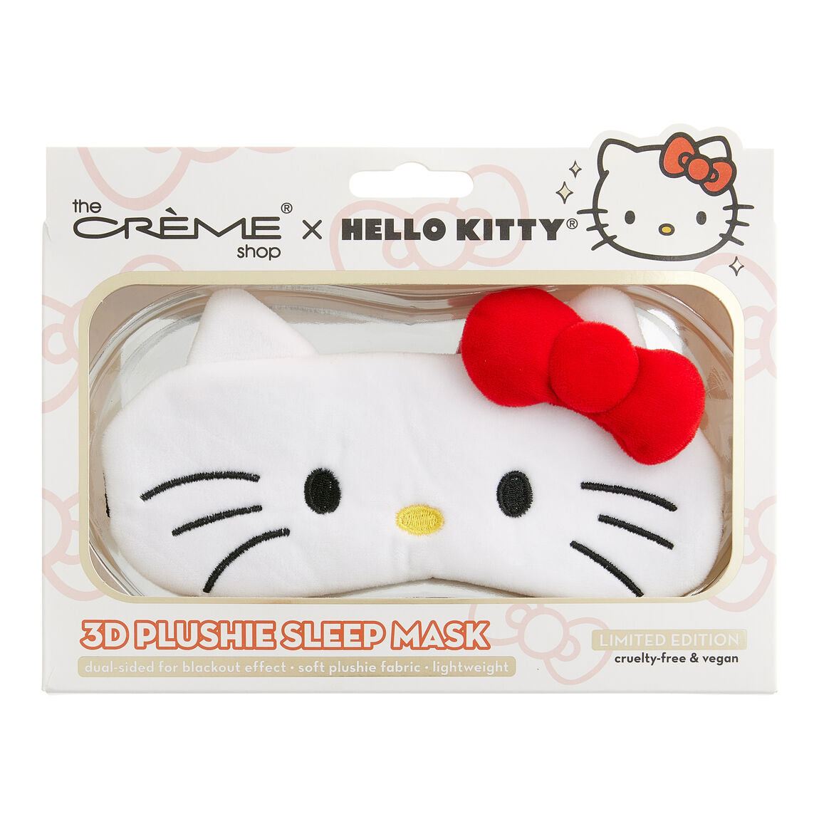 Hello Kitty 3D Plushie Sleep Mask