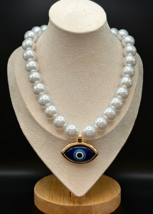 Blue Evil Eye Necklace
