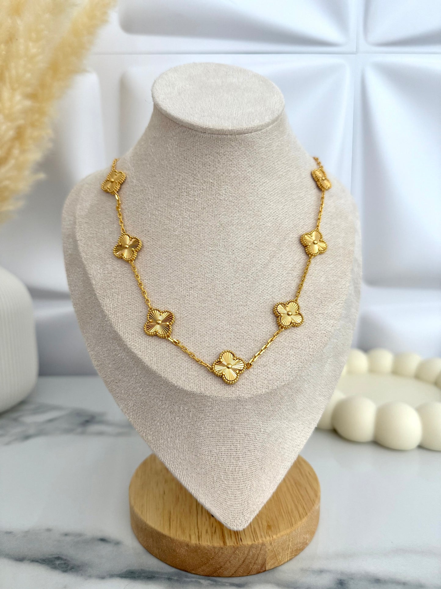 Gold Clover Necklace