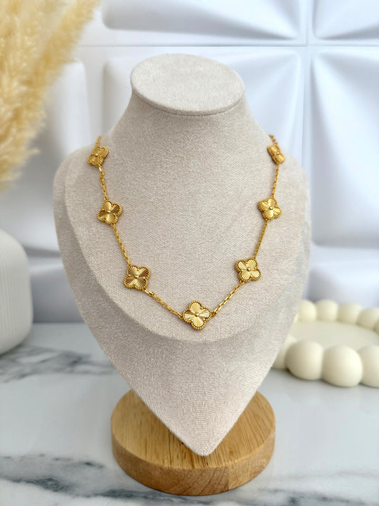 Gold Clover Necklace