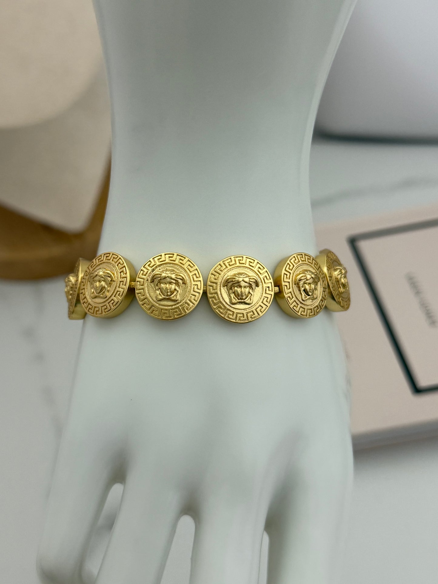 Medusa Gold Bracelet