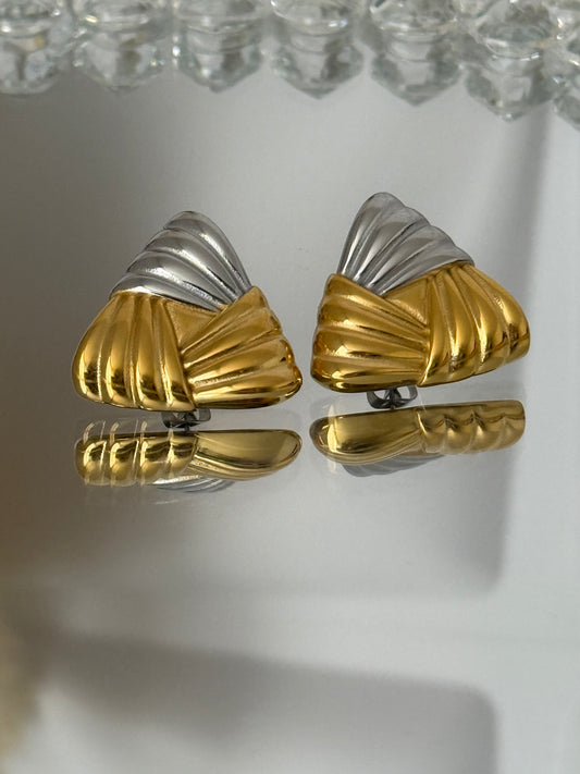 Triangle Chunky Earrings