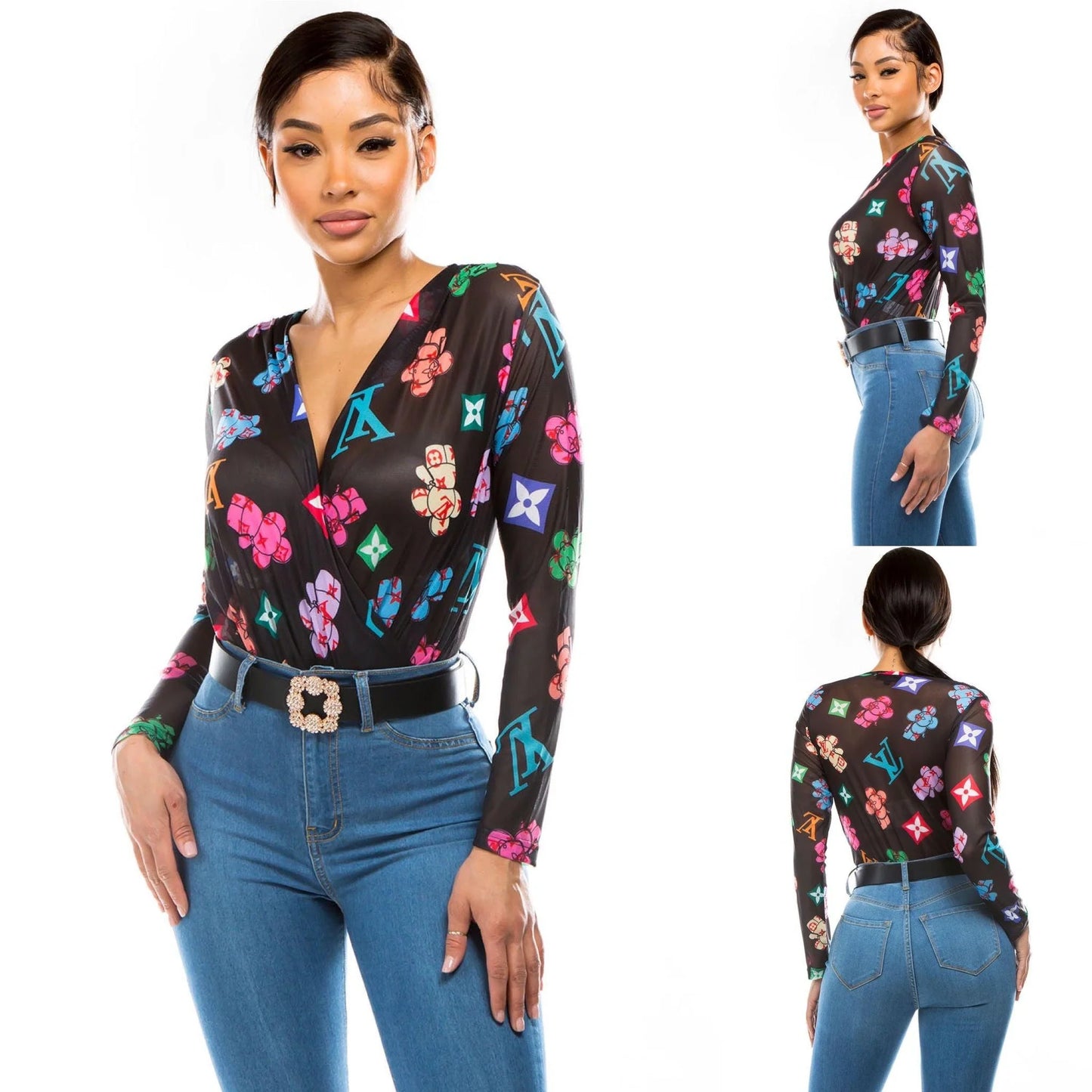 Luvi Mesh Bodysuit