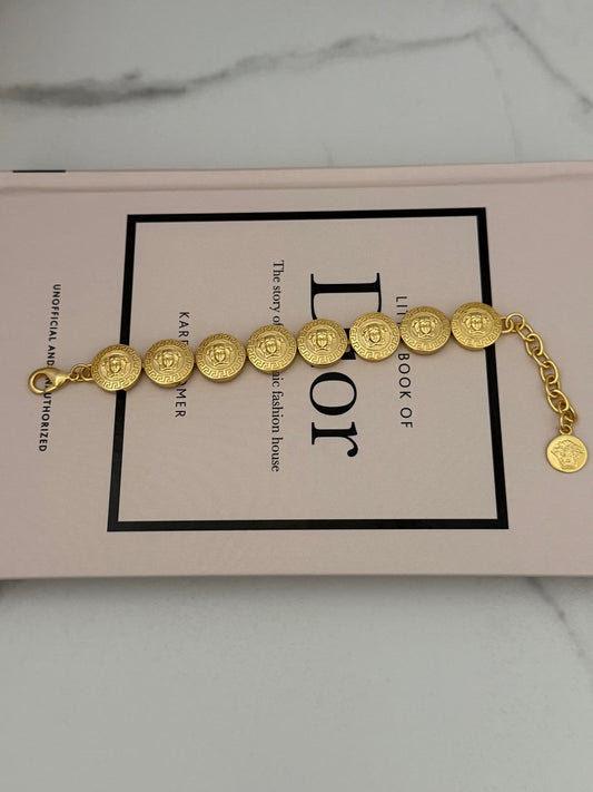 Medusa Gold Bracelet