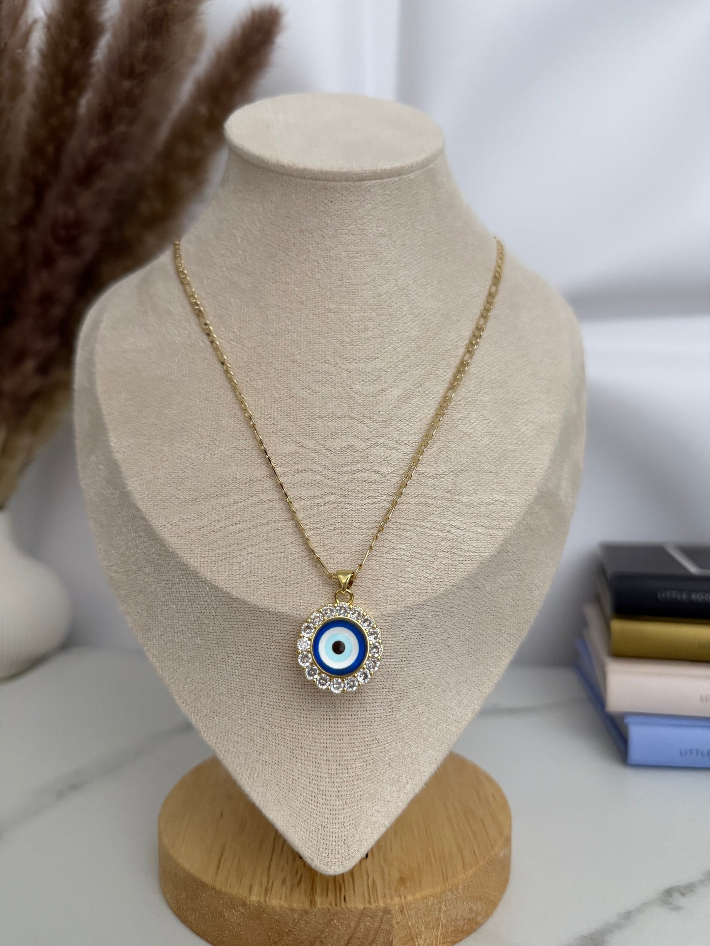 Evil Eye Crystal Necklace