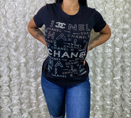 Isabella Rhinestone Top