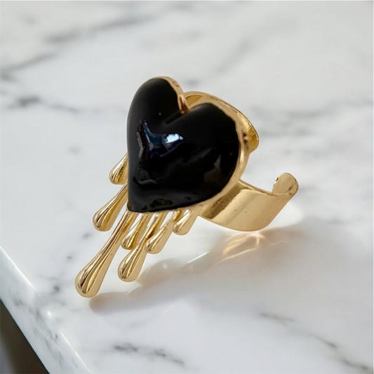 Melting Heart Open Ring