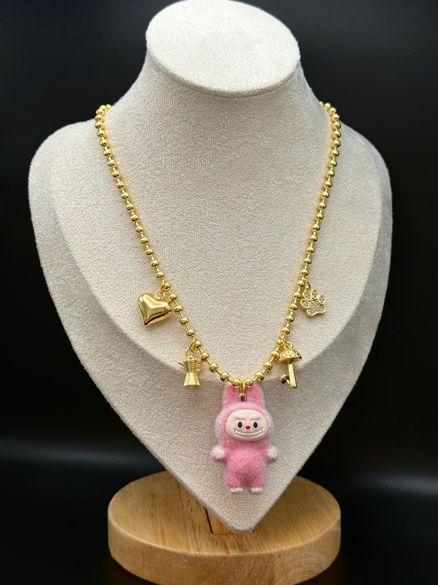 Labubu Pink Necklace