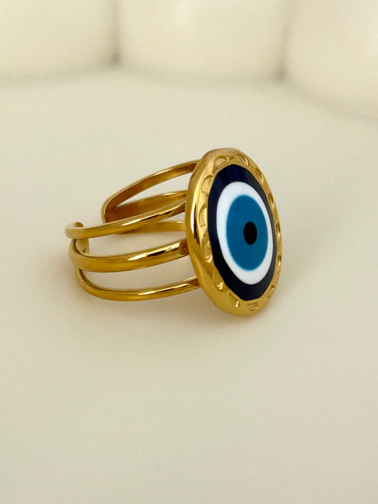 Evil Eye Open Ring