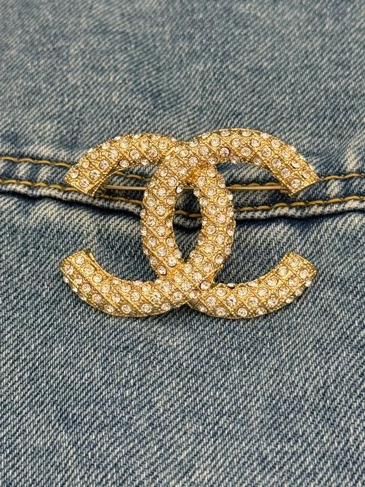 Ceci Gold Brooch