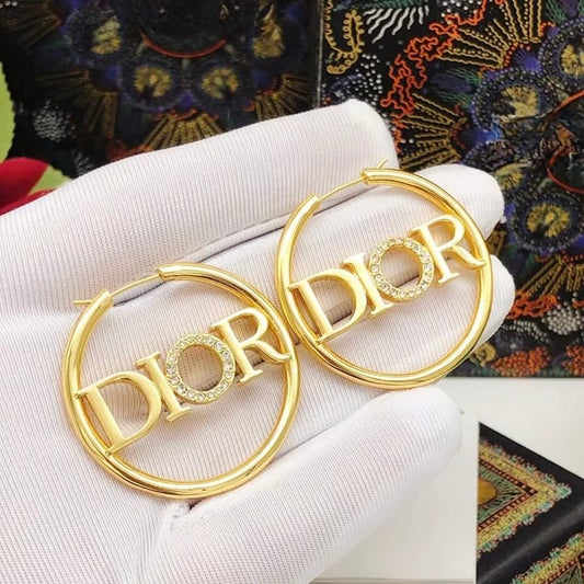 Dinora Crystal Hoops