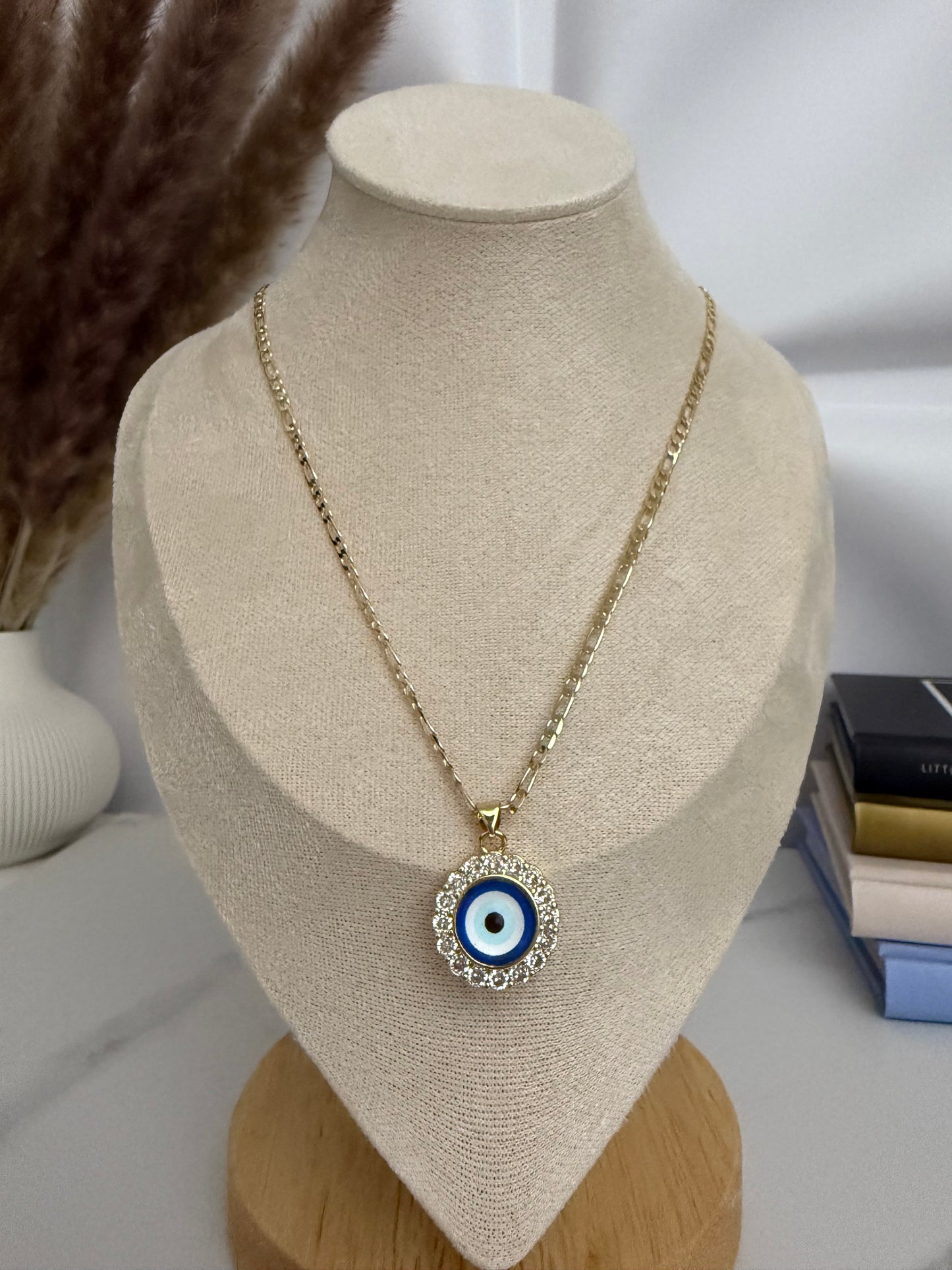 Evil Eye Crystal Necklace