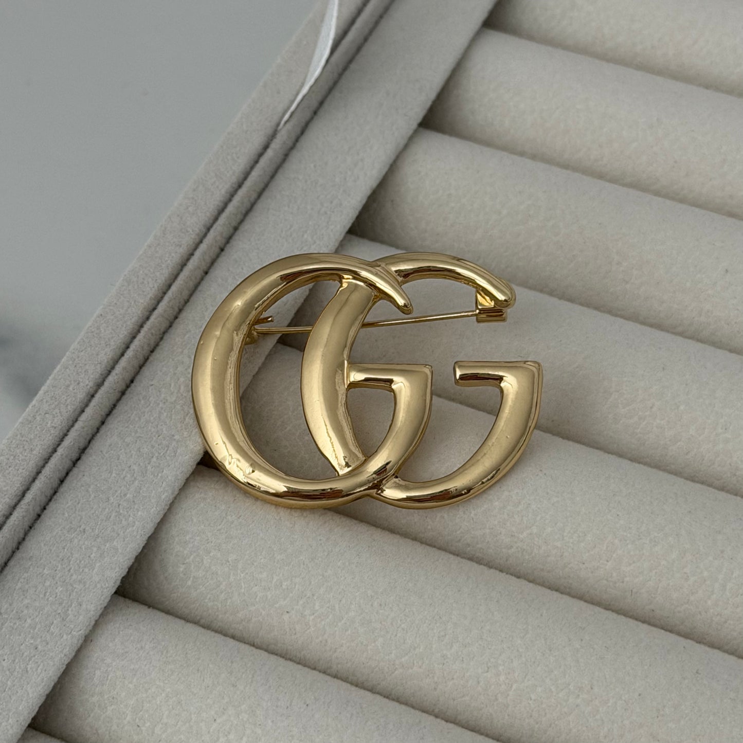 Double G Brooch